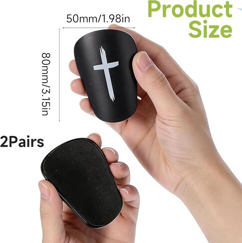 2 Pairs Mini Shin Guards Soccer, Small Shin Pads with Cross Design, Lightweight Low Profile Football Leg Protection for Kids Youth and Adults, Streamlined Fit for Training in Kuwait