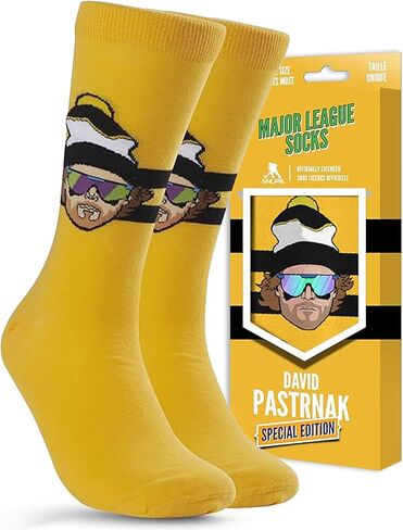 Major League Socks - NHL Boston Bruins Fan Socks - Ideal for Hockey Lovers - Unisex Apparel for Sports Enthusiasts- Size 7-13 in Saudi Arabia