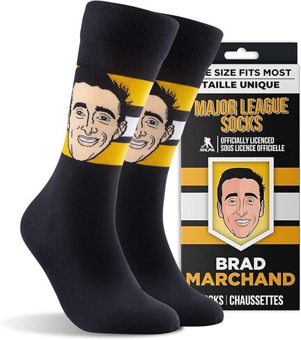 Major League Socks - NHL Boston Bruins Fan Socks - Ideal for Hockey Lovers - Unisex Apparel for Sports Enthusiasts- Size 7-13 in Saudi Arabia
