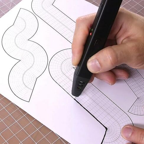 MYNT3D Super 3D Pen, 1.75mm ABS and PLA Compatible 3D Printing Pen & PLA 3D Pen Filament Refill Pack (10 Color, 3m Each) & ABS 3D Pen Filament Refill Pack (10 Color, 3m Each) in Kuwait