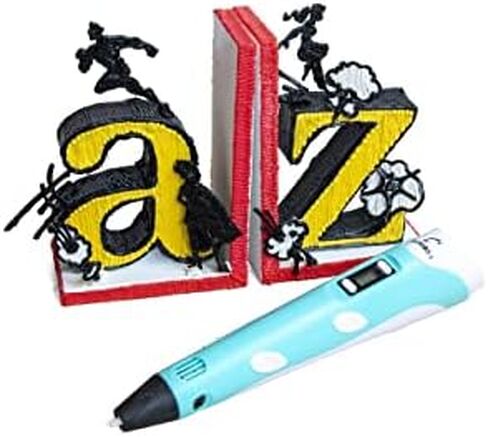 قلم طباعة ثلاثي الأبعاد SCRIB3D P1 مع 3 ألوان للمبتدئين وحزمة إعادة تعبئة PLA مع 20 لونًا متنوعًا in Kuwait