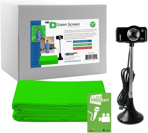 HamiltonBuhl STEAM-CP1 STEAM/STEM Content Producer's Kit #1, Includes: (1) Green Screen Production Kit (GRN-KIT) and (1) 3Doodler EDU 6-Pen Classroom Learning Pack in Kuwait