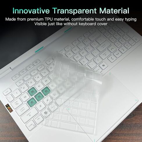 CaseBuy Ultra Thin Keyboard Cover for ASUS TUF Gaming 16" F16(2025) FX608 FX608JH FX608JMR FX608JP FX608LP FX608LM/TUF Gaming 18 A18(2025) FA808UM FA808UH Laptop(NOT for A16 FA607 F16 FX607JV FX607VU) in Saudi Arabia