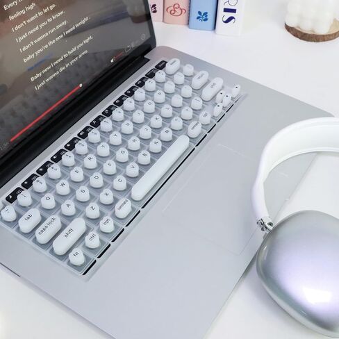 Long Nail Keyboard Stickers & Cover for Long Nails - 119 Keys Set, Fits 15-17 Inch Laptops, Portable Plastic Storage Case, Ideal Gift (Pink) in Kuwait