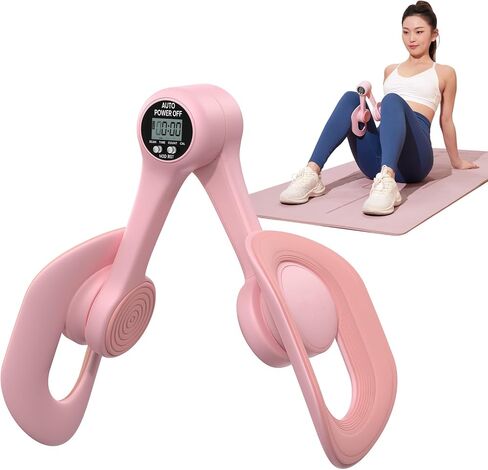 MERACH Thigh Trainer, Pelvic Floor Exercise Devices with Display Counter, Inner Thigh Exerciser for Women, Home Fitness Equipment for Hip/Leg/Butt in Kuwait