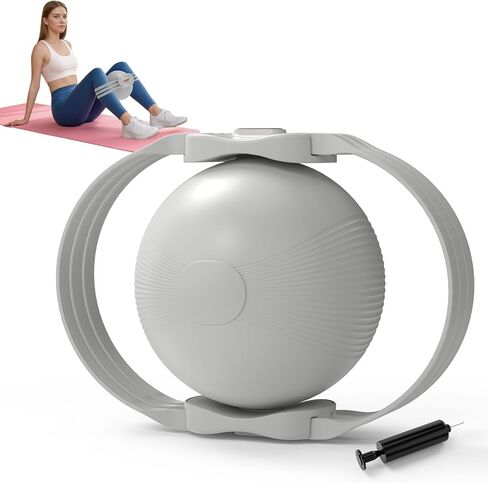 HOTSWEAT Thigh Exerciser, Inner Thigh Exerciser, Thigh Trainer Kegel Exerciser for Women with Adjustable Resistance, Thigh Toner Workout Equipment Pilates Ball for Home Gym in Kuwait