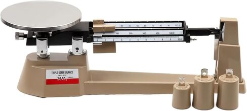 Three-Beam Mechanical Balance Scale, 2610 G/0.1 G Laboratory Analytical Weight Set with Zero Adjustable Tare Function and Magnetic Damping for Scientific Research Food Industry in Saudi Arabia