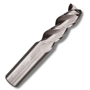 SCT10192 AX3 3-Flute, 1/2" Diameter, 1" Cutting Length, .120" Corner Radius, Center Cutting, 3" OAL, Un-Coated, 1/2" Shank Dia., High-Performance Aluminum & Non-Ferrous Machining in Kuwait