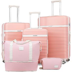 Joyway Luggage 3 Piece Luggage Sets Hardside Expandable Carry On Suitcase Set with Spinner Wheel, Lightweight Rolling Suitcase with TSA Lock in Saudi Arabia