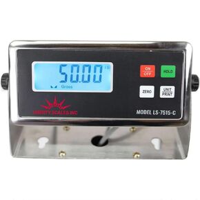 Liberty Replacement LS-7515-C Scale Indicator – High Precision Digital Indicator Compatible with Any Floor or Bench Scale – Multi-Unit (lb/kg/oz), Industrial & Commercial Use in Saudi Arabia