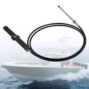 SSC13420 20Ft Mechanical Rack & Pinion Steering Cable Compatible with SB39526P SB39544P Bezel Kits for Back Mount Steering System & SH5210P SH5230P Helm Units Fits for SS14120 SS15120 in Kuwait