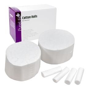 Dental Cotton Rolls | 2000 Pack | Super Absorbent Nosebleed Plugs, 1.5" Flexible Cotton for Mouth | Non-Sterile Gauze Rolls, Comfortable for Dental Use in Kuwait