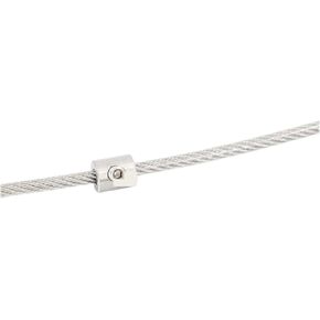 2pcs 304 Stainless Steel Handscrew Clamp Wire Rope Clip with Hexagon Grub Screw Bolts Buckle for 2 3 4 5 6 8 10 12mm(For 14mm wire) in Saudi Arabia