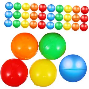 Milisten 100pcs Enhanced Engagement Raffle Balls Plastic Hollow Balls for Party Event Vending Machine in Kuwait