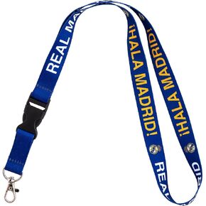 صبار الصحراء Real Madrid FC Lanyard Los Blancos Madridistas فريق كرة القدم مفاتيح السيارة معرف شارة حامل سلسلة مفاتيح قابلة للفصل مشبك مشبك (حبل C) in Kuwait