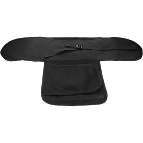 Angoily Portable Skateboard Carry Pouch with Mesh Pocket Thickened Pvc Skateboard Storage Bag Shoulder Sling for Outdoor Sports and Travel in Kuwait