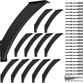 Generic Heavy Duty 45 Degree Angle Support Bracket 4x4in (Actual 3.2x3.2in) Arc 45 Degree Angle Support Brackets with Mounting Screws for Gazebos Decks Porches Log Cabins Etc in Kuwait