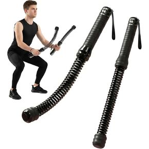 2Pcs Weighted Ropeless Battle Ropes, Heavy Duty Portable Cordless Battle Ropes for Home Gym with Poster, Workout Exercise Rope for Strength Building, HIIT and Low-Impact Aerobic Training for Men & Women in Kuwait
