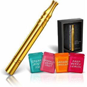 Smoking Cessation Treatments - Quit Bad Habit Air Device Built-in Filter Holder Fits Slim 12pcs Natural Flavor, Upgraded Version Smokeless Inhaler, Hand to Mouth Habit Support with Natural Scents in Kuwait