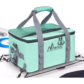 MENOLY Paddle Board Accessories Cooler, 25L Sup Kayak Deck Cooler Bag Fit 30 Cans with Waterproof Phone Pouch, Adjustable Strap, Bottle Opener for Paddleboarding, Kayaking, Camping in Kuwait