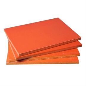 Lightweight Rigid Plastic Foam Sheet,4pcs Bakelite Board Orange, Phenolic Resin Flat Plates 3 5 8 10mm, for High-Voltage Applications(100x100x3mm) in Kuwait