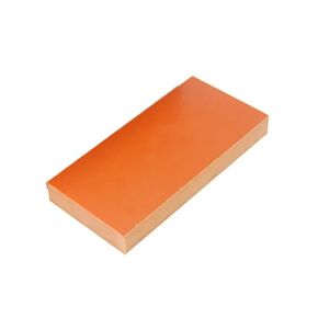Lightweight Rigid Plastic Foam Sheet,Orange Bakelite Sheets, Antistatic and High Temperature Resistance Thick Plate Phenolic Resin Board 1PC(100x100x2mm) in Kuwait