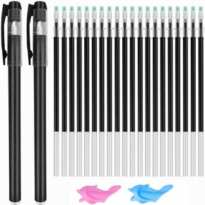 AALGO 20 Pc Magic Pens & Refills for Grooved Handwriting Books,Disappearing Ink Pen for Magic Grooved Writing Practice Workbooks,Magic Ink Pen for Tracing Workbook in Kuwait