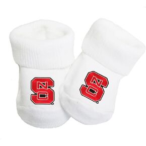 North Carolina NC State Wolfpack Baby Toe Bootie Socks 0-9 Months in Kuwait
