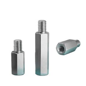 2 قطعة M4 M5 M6 304 سداسية من الفولاذ المقاوم للصدأ مواجه ذكر إلى أنثى عمود مسمار لوحة الكمبيوتر PCB فاصل مسامير معدنية (90 مم، M5 (خيط 8 مم) قطعتان) in Kuwait