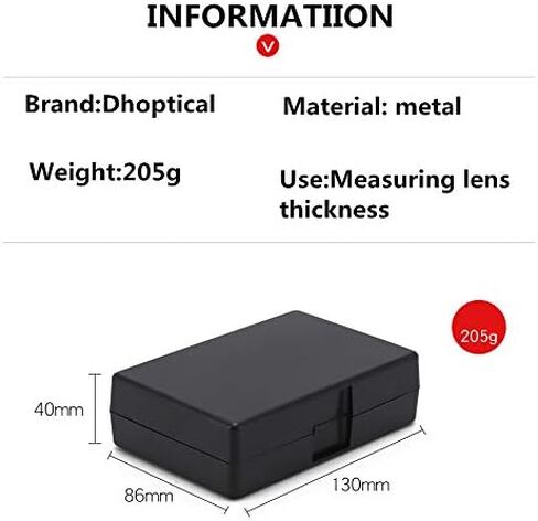 Lens Thickness Measurement Clock Eyeglasses Measurement Tool by dhoptical in Kuwait