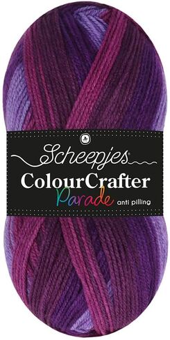 Scheepjes Color Crafter Parade 100g خيوط - 403 مزيج أصفر - أكريليك قسط ناعم للحياكة والحيوانية in Kuwait