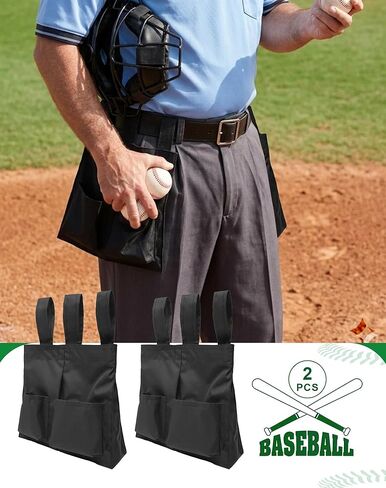 ريدجينو 2 قطعة حقيبة كرة الحكم مجموعة حكم البيسبول البيسبول مع جيوب للحزام in Kuwait