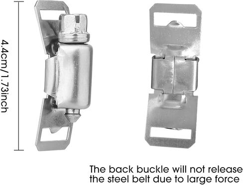 Hose Clamps 39 FT Adjustable Stainless Steel Large Hose Clamp with 13 Fasteners Duct Clamps for Automotive Pipes Cables Tubes Heating Cooling in Saudi Arabia