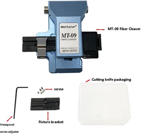 METASE-Fiber Cleaver MT-09 Cable Cutting Knife, FTTH Fiber Optic Tools, High PrecisionFiber Cleavers, 24 Surface Blade 1 PCS in Kuwait
