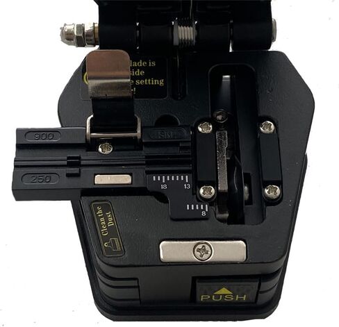 SKL-6C Fiber Cleaver Cable Cutting Knife FTTH Fiber Optic Knife Tools Cutter High Precision Fiber Cleavers 16 Surface Blade 1 PCS in Kuwait