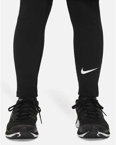 بنطال ضيق Pro Dri-FIT™ من نايكي للأطفال (للأطفال الصغار/الأطفال الكبار) أسود/أبيض LG (14-16 طفل كبير) in Saudi Arabia