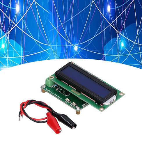 Professional Low Resistance Ohmmeter Milliohm Meter HR390 Accurate Capacitance Tester with Clips for Electronic Circuit Testing PCB Repair in Saudi Arabia