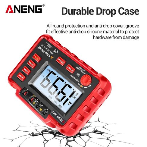 MH11 أوم اختبار رقمي متعدد Megometro العزل الأرض الجهد العالي المقاومة مكثف متر Teste Megohmmeter أداة in Kuwait