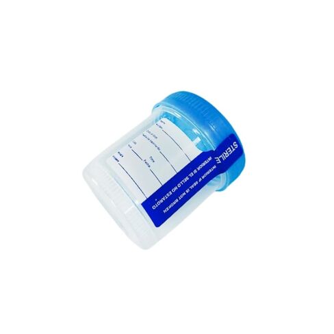 أكواب جمع البول المعقمة - أغطية مانعة للتسرب، وختم مانع للعبث، سعة 90 مل، مثالية لجمع عينات البول والسوائل (1 كرتون (4 صناديق - 400 قطعة)) in Kuwait