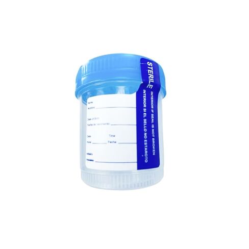 أكواب جمع البول المعقمة - أغطية مانعة للتسرب، وختم مانع للعبث، سعة 90 مل، مثالية لجمع عينات البول والسوائل (1 كرتون (4 صناديق - 400 قطعة)) in Kuwait