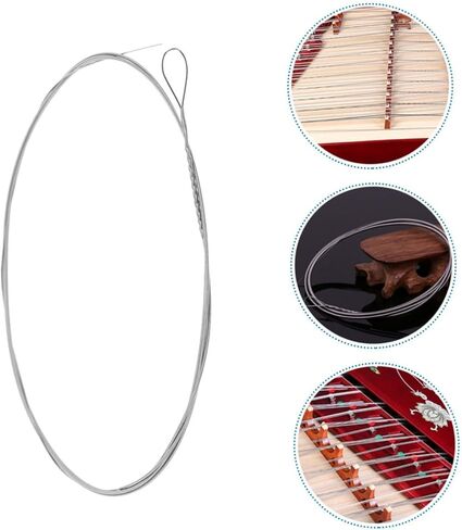 Generic 2pcs Dulcimer Replacement Strings Metal High Tension Sturdy Dulcimer Strings for Consistent Tone and Performance Accessory for Musicians and Enthusiasts in Saudi Arabia