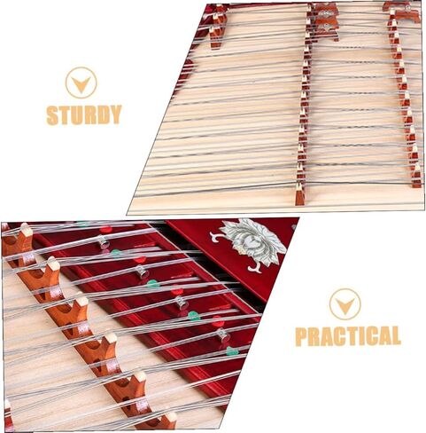Generic 2pcs Dulcimer Replacement Strings Metal High Tension Sturdy Dulcimer Strings for Consistent Tone and Performance Accessory for Musicians and Enthusiasts in Saudi Arabia