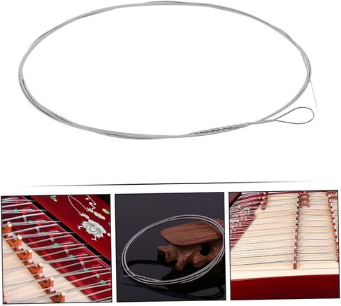 Generic 2pcs Dulcimer Replacement Strings Metal High Tension Sturdy Dulcimer Strings for Consistent Tone and Performance Accessory for Musicians and Enthusiasts in Saudi Arabia