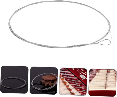 Generic 2pcs Dulcimer Replacement Strings Metal High Tension Sturdy Dulcimer Strings for Consistent Tone and Performance Accessory for Musicians and Enthusiasts in Saudi Arabia