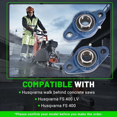 مجموعة حامل كتلة الوسادة 543045052 من LEAPTREND مكونة من قطعتين متوافقة مع Husqvarna FS400 FS400LV المشي خلف مناشير الخرسانة in Saudi Arabia