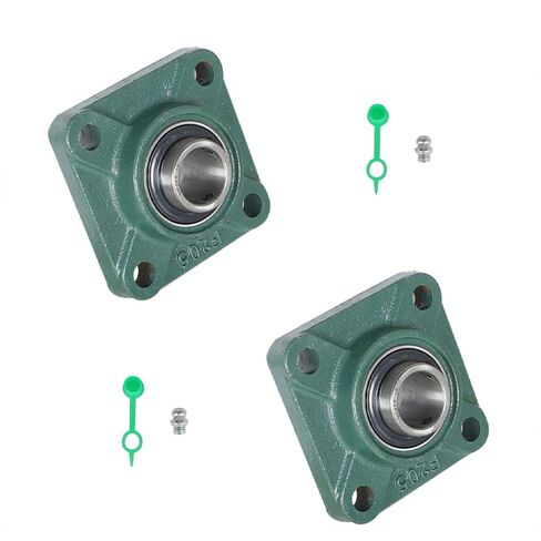 2Pcs UCF205-16 Square Solid Base Block Mounted Bearing 1In Bore 4 Bolt for Agricultural Machinery in Saudi Arabia