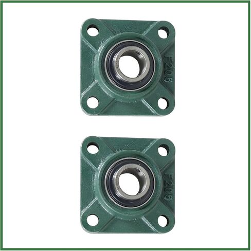 2Pcs UCF205-16 Square Solid Base Block Mounted Bearing 1In Bore 4 Bolt for Agricultural Machinery in Saudi Arabia