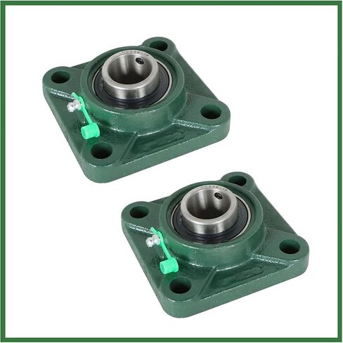 2Pcs UCF205-16 Square Solid Base Block Mounted Bearing 1In Bore 4 Bolt for Agricultural Machinery in Saudi Arabia