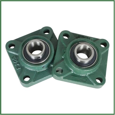 2Pcs UCF205-16 Square Solid Base Block Mounted Bearing 1In Bore 4 Bolt for Agricultural Machinery in Saudi Arabia