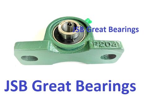 (Qty.2) 40mm UCP208 Solid Base Self-Aligning Pillow Block Bearing | Heavy-Duty | Double Sealed & Pre-Lubricated in Saudi Arabia
